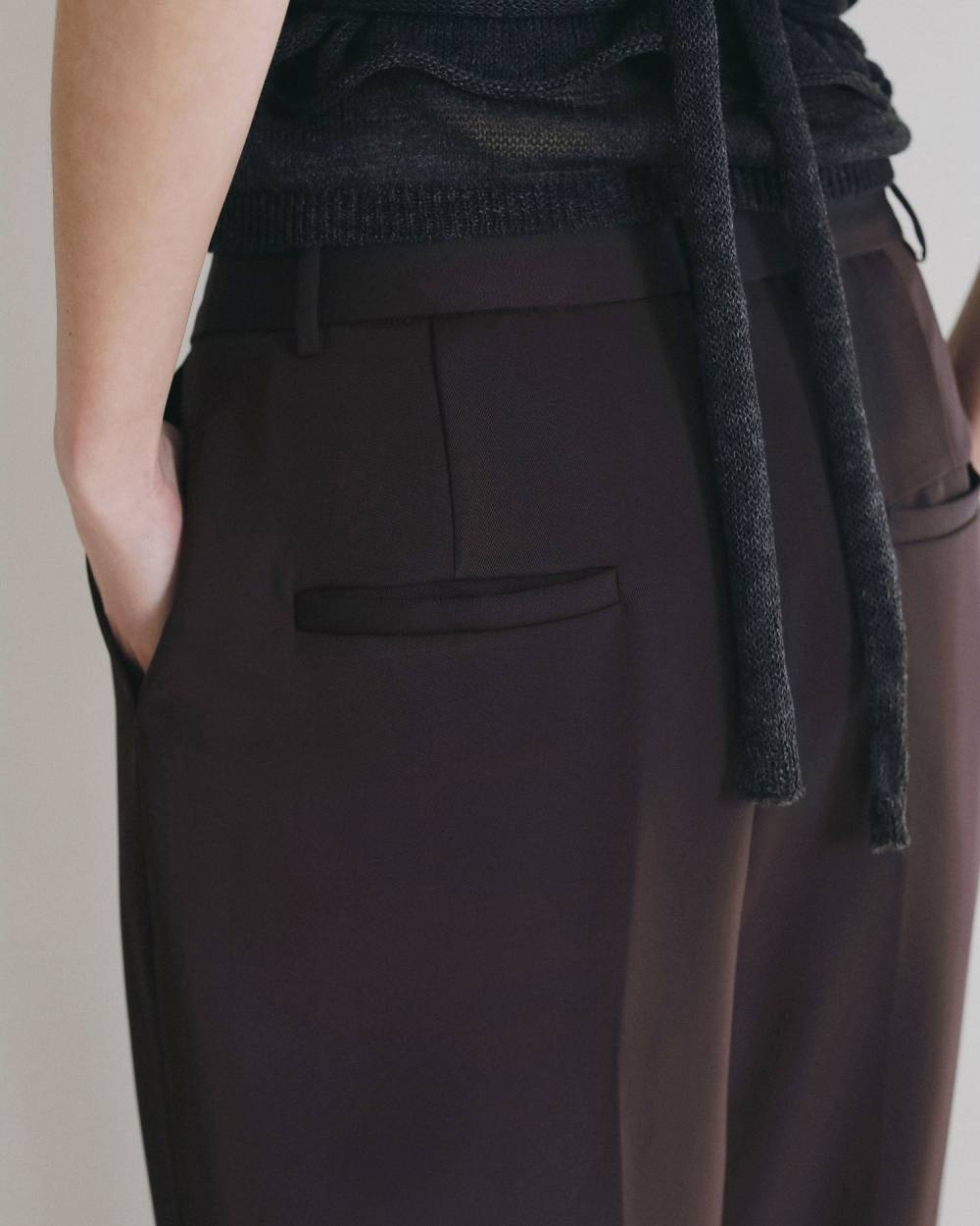 Twill Satin Pants Twill Satin Pants,ツイル サテン パンツ,62620708,ボトム,パンツ,ワイドパンツ,ànuke,アンヌーク,lifes,ライフズ,26ss,26fall,26aw