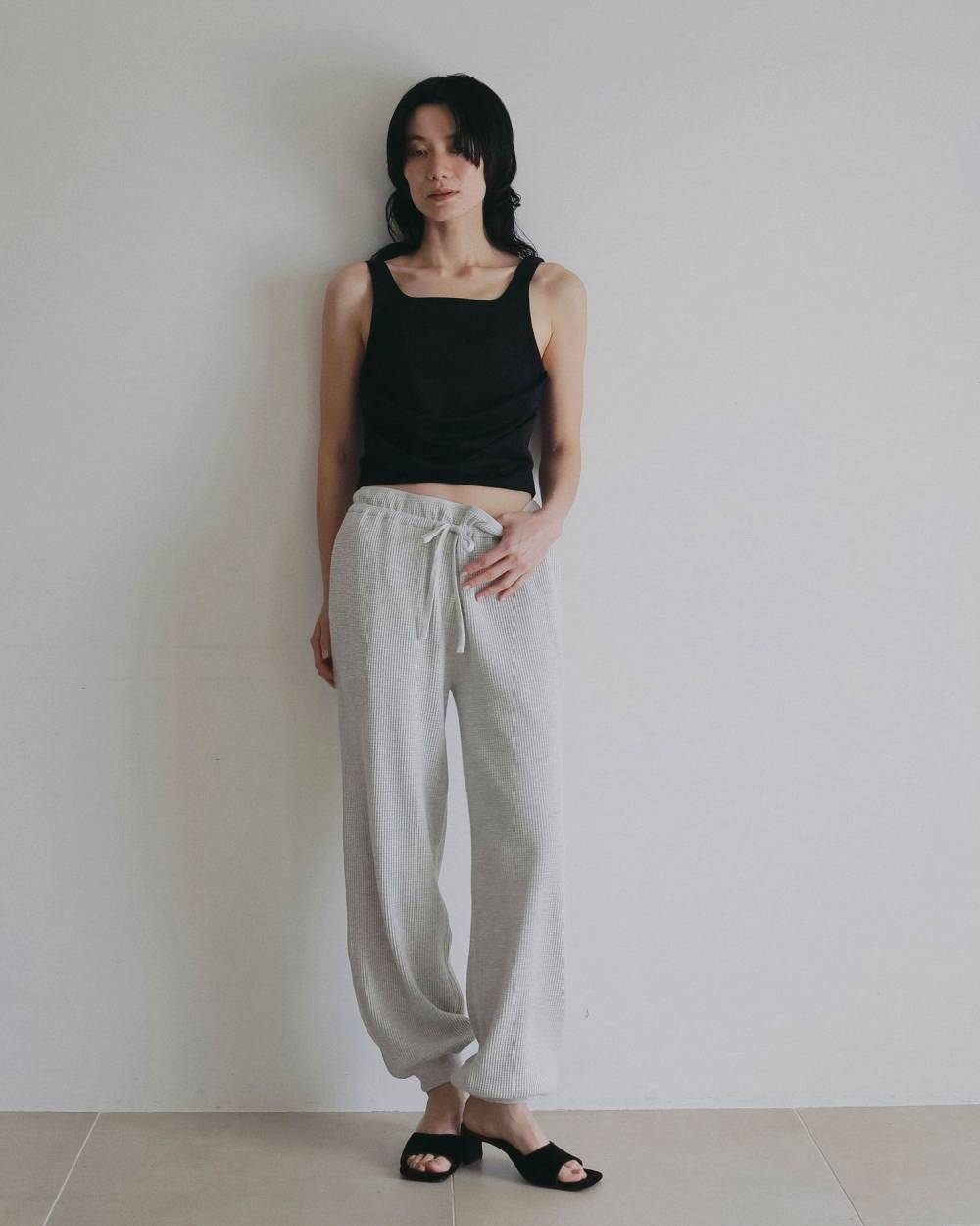 Waffle Wide Pants Waffle Wide Pants,ワッフル ワイド パンツ,62620711,ボトム,パンツ,ワイドパンツ,ànuke,アンヌーク,lifes,ライフズ,26ss,26fall,26aw
