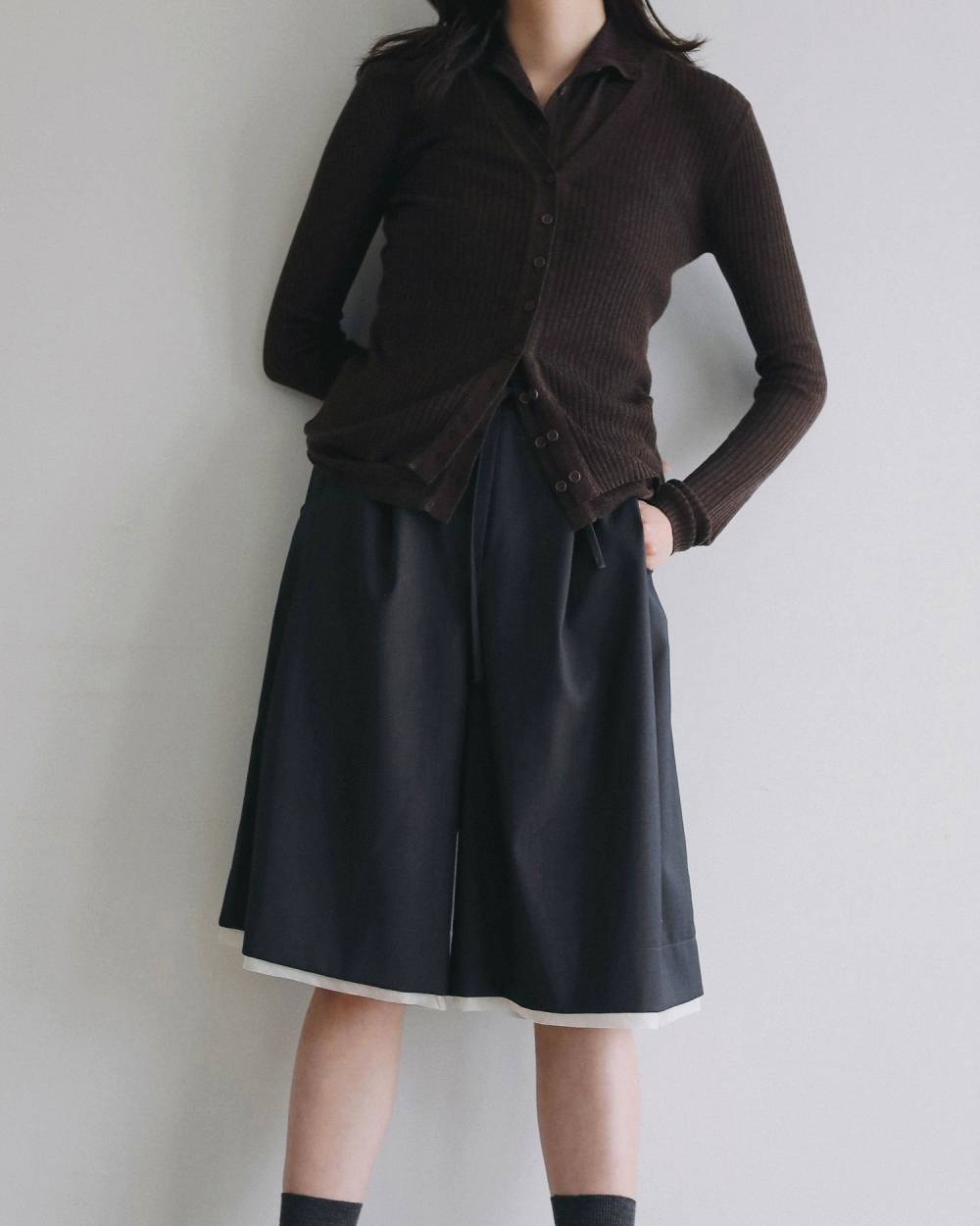 Hightwist Half Pants Hightwist Half Pants,ハイツイスト ハーフ パンツ,62620715,ボトム,パンツ,ハーフパンツ,ànuke,アンヌーク,lifes,ライフズ,26ss,26fall,26aw