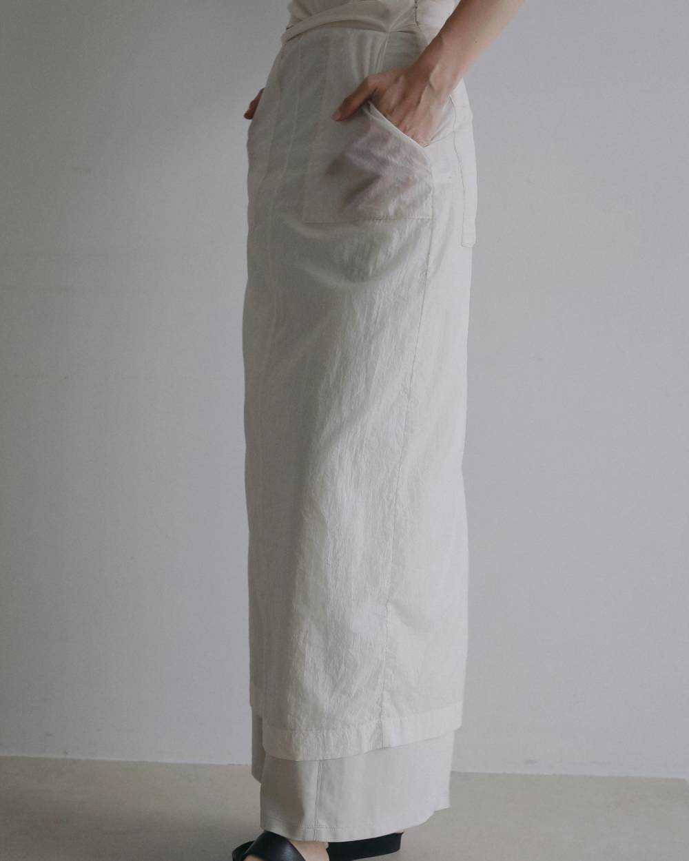 Sheer Workpocket Skirt Sheer Workpocket Skirt,シアー ワークポケット スカート62620801,スカート,ボトム,ànuke,アンヌーク,lifes,ライフズ,26ss,26fall,26aw