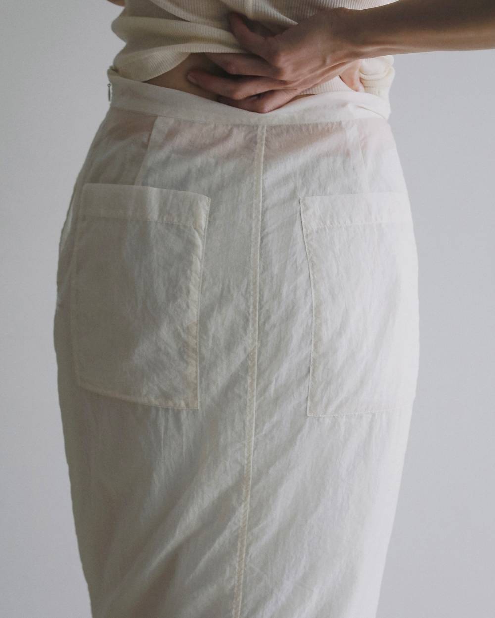 Sheer Workpocket Skirt Sheer Workpocket Skirt,シアー ワークポケット スカート62620801,スカート,ボトム,ànuke,アンヌーク,lifes,ライフズ,26ss,26fall,26aw