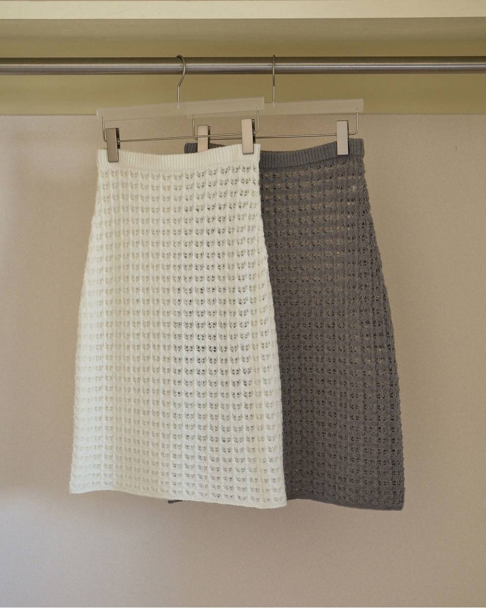 Pattern Knit Skirt Pattern Knit Skirt,パターン ニット スカート,62620802,ボトム,スカート,ニットスカート,ànuke,アンヌーク,lifes,ライフズ,26ss,26fall,26aw