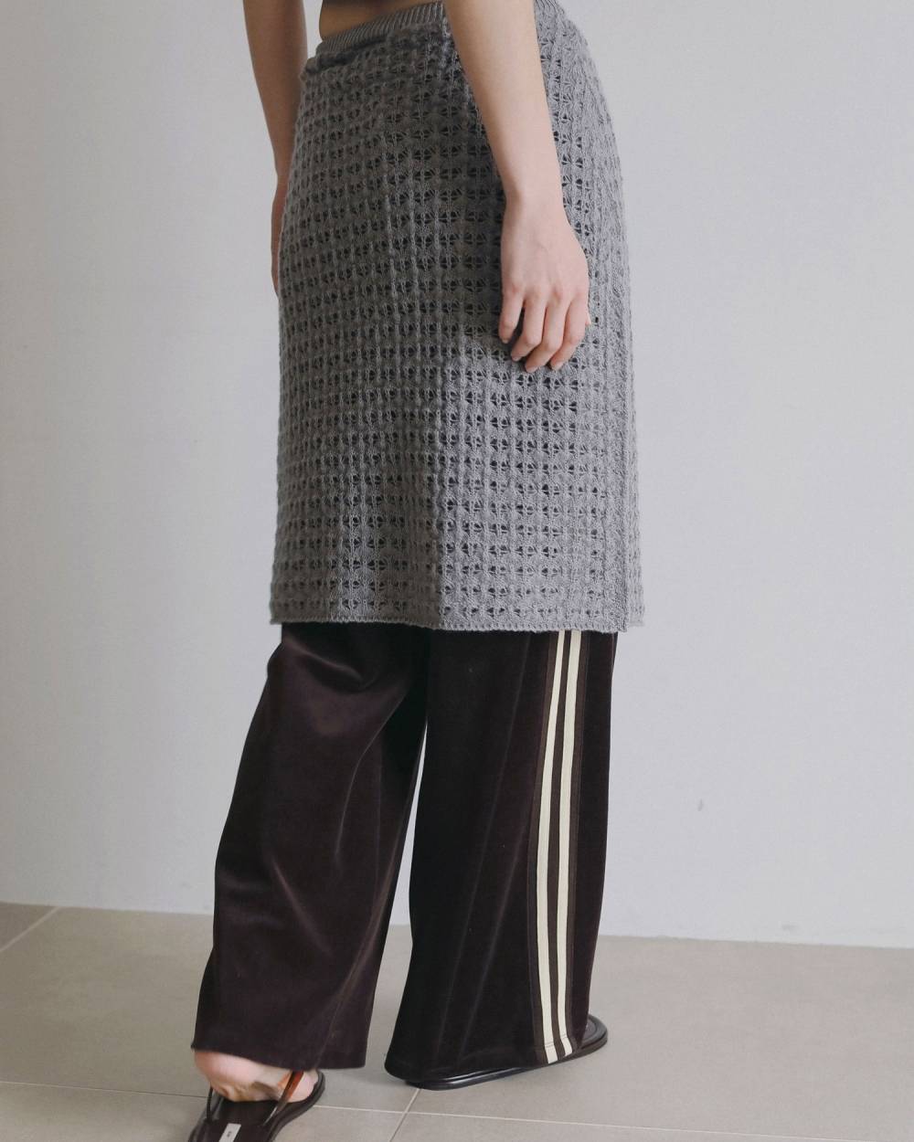 Pattern Knit Skirt Pattern Knit Skirt,パターン ニット スカート,62620802,ボトム,スカート,ニットスカート,ànuke,アンヌーク,lifes,ライフズ,26ss,26fall,26aw