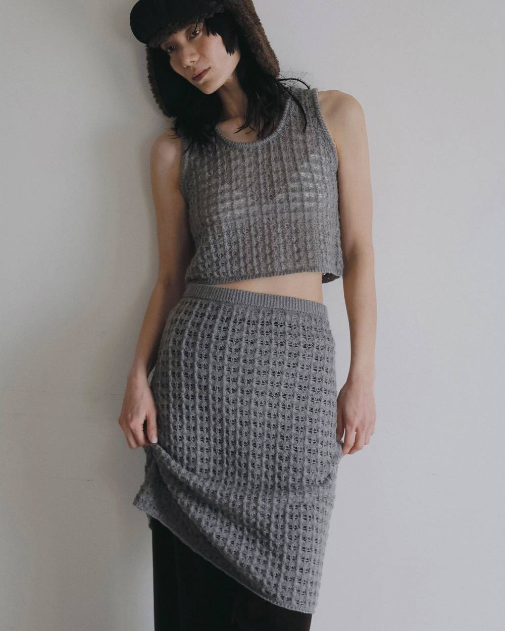 Pattern Knit Skirt Pattern Knit Skirt,パターン ニット スカート,62620802,ボトム,スカート,ニットスカート,ànuke,アンヌーク,lifes,ライフズ,26ss,26fall,26aw