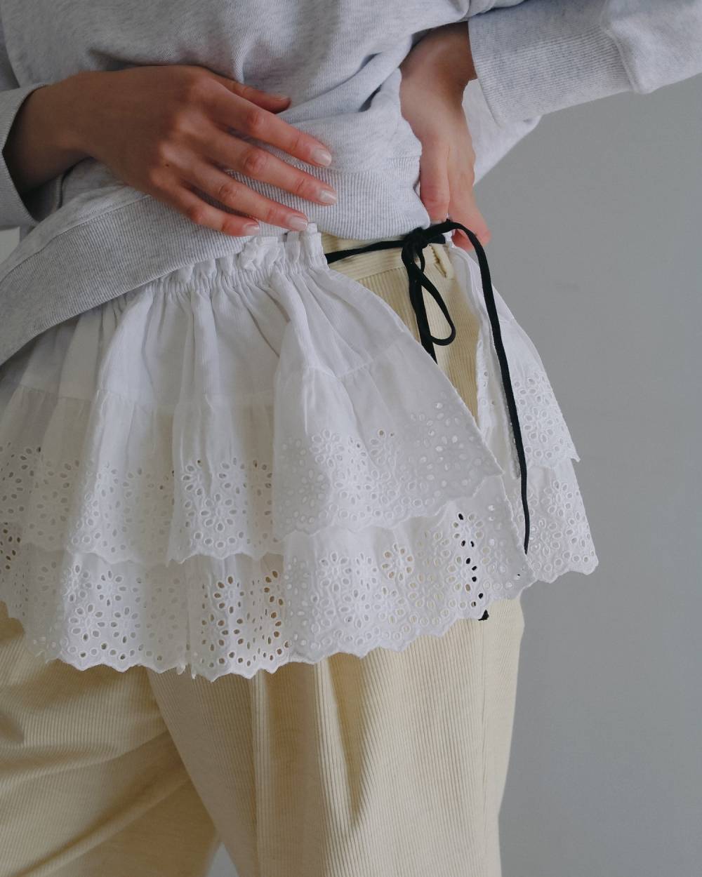 2way Lace Skirt 2way Lace Skirt,2way レース スカート,62620803,スカート,レース,インド製,コットンレース,ラップスカート,2WAY,ànuke,アンヌーク,lifes,ライフズ,26ss,26fall,26aw