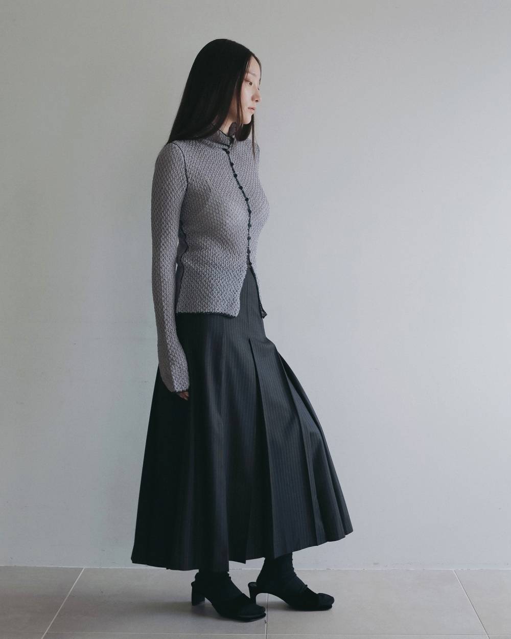 Stripe Pleats Skirt Stripe Pleats Skirt,ストライプ プリーツ スカート,62620804,ボトム,スカート,プリーツスカート,柄,ànuke,アンヌーク,lifes,ライフズ,26ss,26fall,26aw