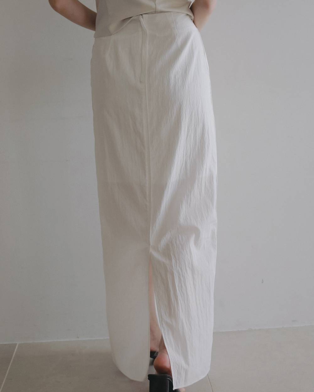 Sheer Pencil Skirt Sheer Pencil Skirt,シアー ペンシル スカート,62620806,ボトム,スカート,透け感,ànuke,アンヌーク,lifes,ライフズ,26ss,26fall,26aw