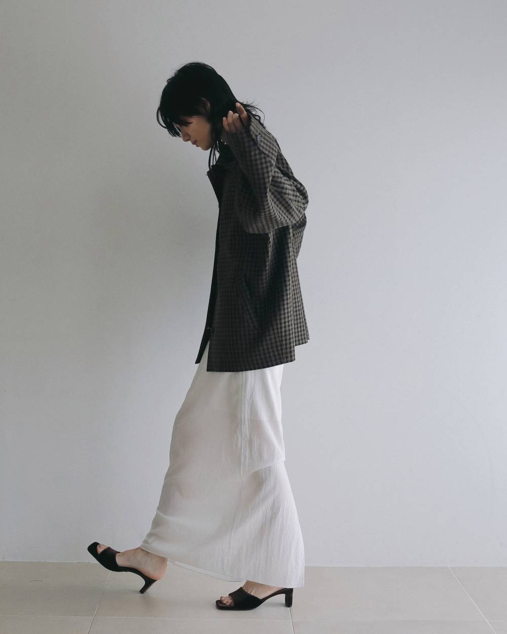 Sheer Pencil Skirt Sheer Pencil Skirt,シアー ペンシル スカート,62620806,ボトム,スカート,透け感,ànuke,アンヌーク,lifes,ライフズ,26ss,26fall,26aw