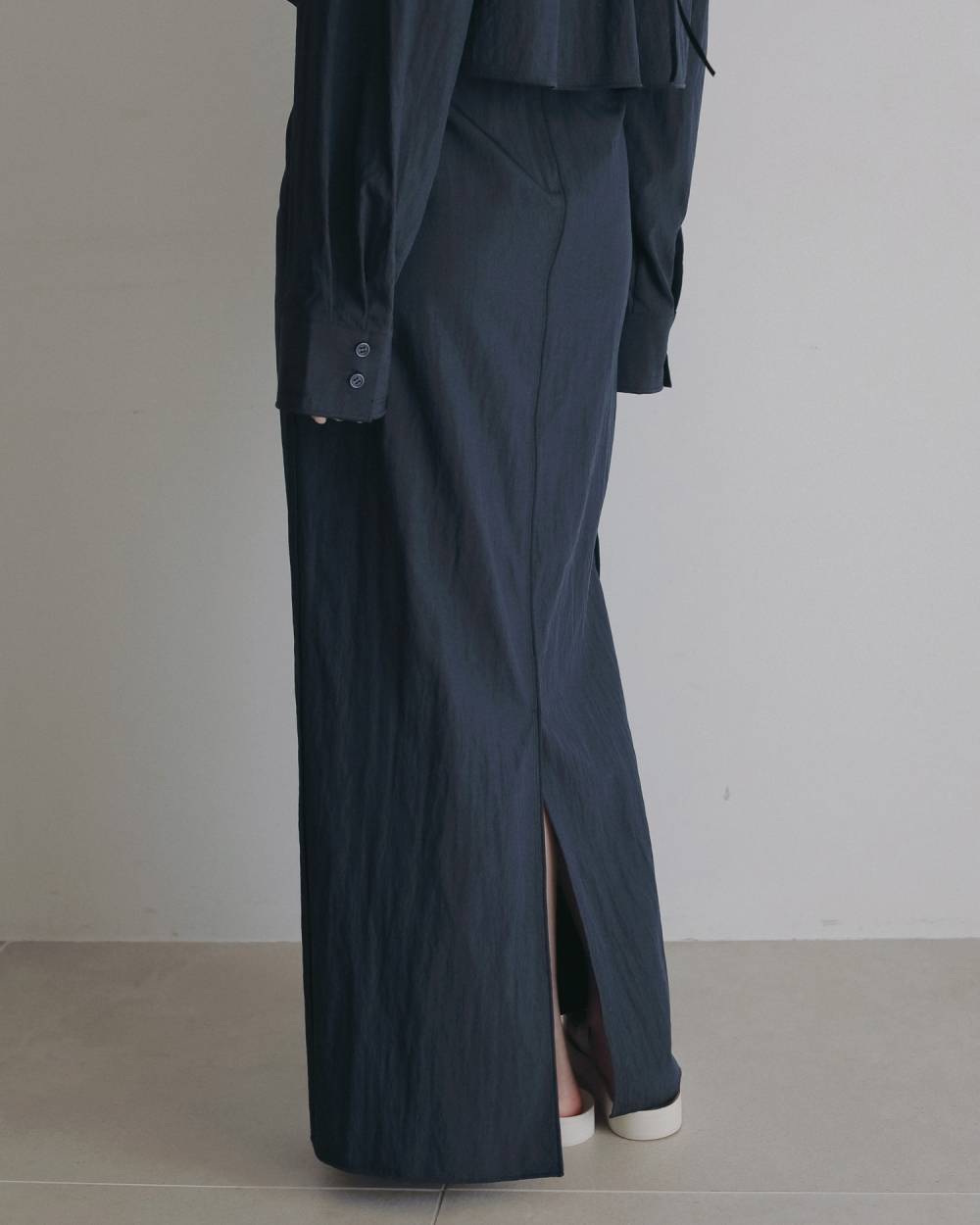 Sheer Pencil Skirt Sheer Pencil Skirt,シアー ペンシル スカート,62620806,ボトム,スカート,透け感,ànuke,アンヌーク,lifes,ライフズ,26ss,26fall,26aw