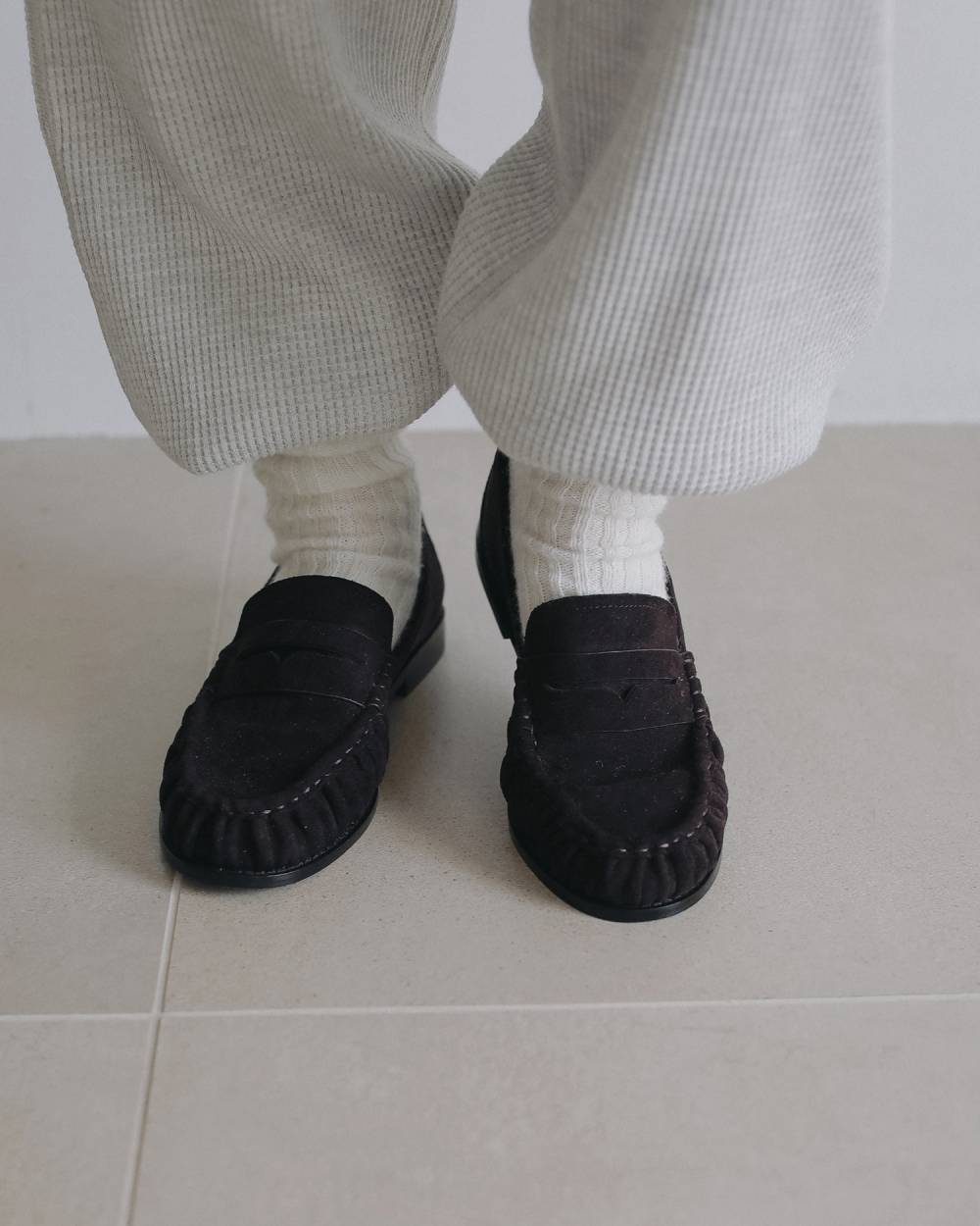 Gather Loafers Gather Loafers,ギャザー ローファー,62621006,ローファー,靴,シューズ,エコレザーローファー,ànuke,アンヌーク,lifes,ライフズ,26ss,26fall,26aw