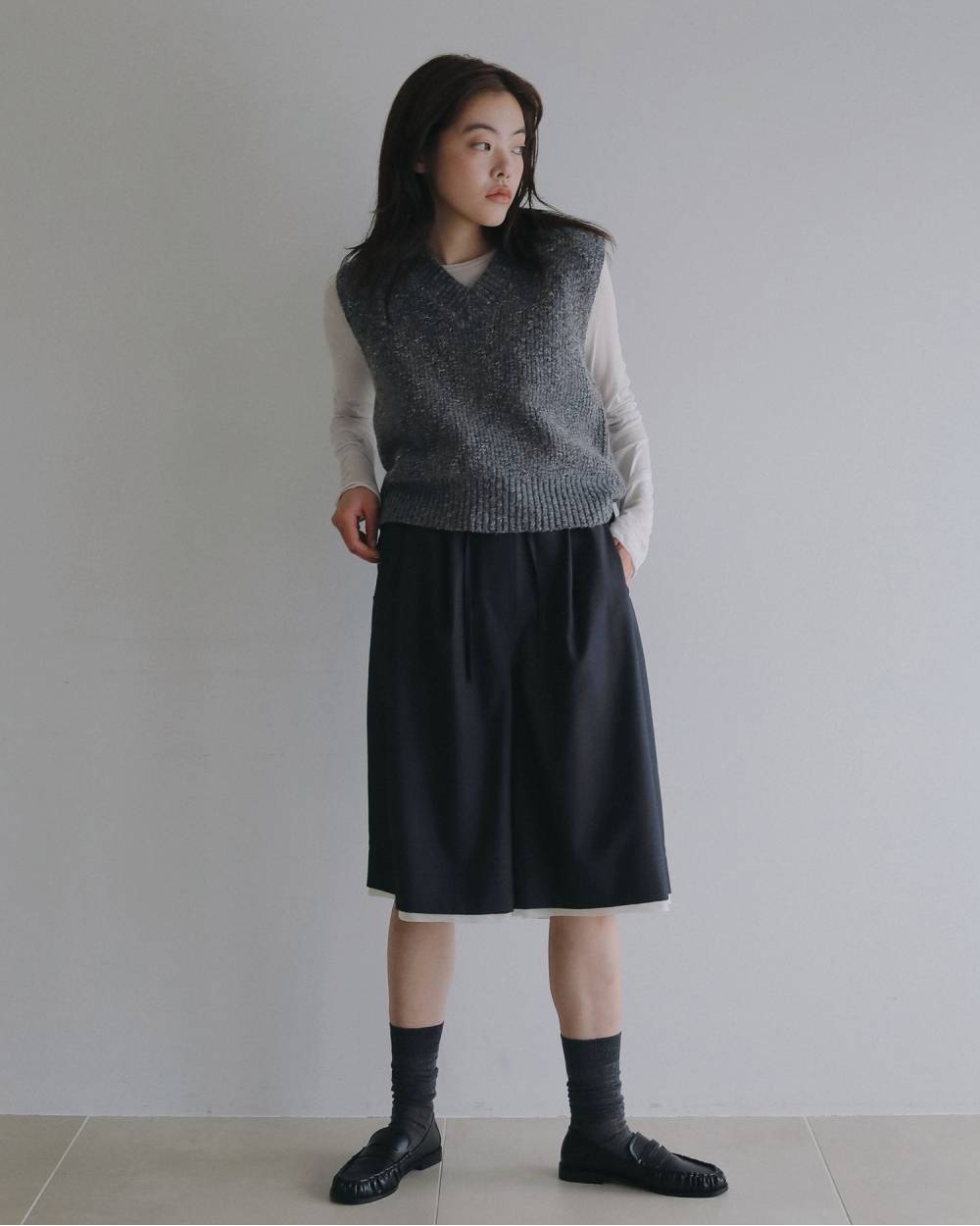 Gather Loafers Gather Loafers,ギャザー ローファー,62621006,ローファー,靴,シューズ,エコレザーローファー,ànuke,アンヌーク,lifes,ライフズ,26ss,26fall,26aw