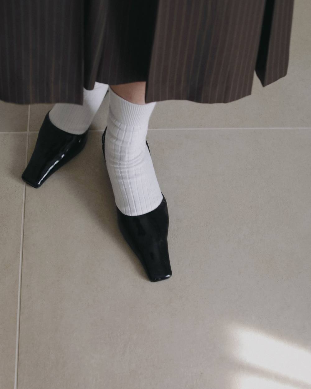 Squaretoe Enamel Pumps Squaretoe Enamel Pumps,スクエアトゥ エナメル パンプス,62621017,パンプス,シューズ,靴,ヒールパンプス,ànuke,アンヌーク,lifes,ライフズ,26ss,26fall,26aw