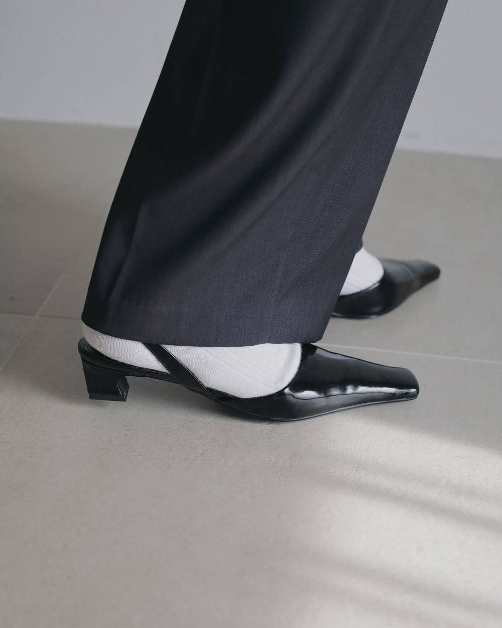 Squaretoe Enamel Pumps Squaretoe Enamel Pumps,スクエアトゥ エナメル パンプス,62621017,パンプス,シューズ,靴,ヒールパンプス,ànuke,アンヌーク,lifes,ライフズ,26ss,26fall,26aw